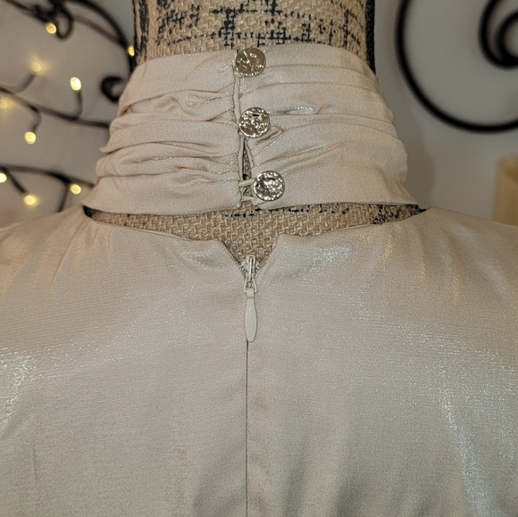 Keepsake Emilio LS Mini Dress Metallic Oyster - Picture 5 of 13